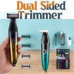 ⁦V-339 Professional Dual-Sided Hair Trimmer, 600mAh Battery, IPX7 Waterproof, 90-Min Runtime, 5 Stubble Combs, USB Charging⁩ - الصورة ⁦3⁩