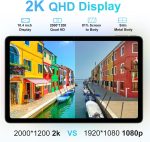 ⁦DOOGEE T20 Android 12 Touch Tablet 10.4 Inches, 15GB + 256GB/TF 1TB, Dual 4G LTE + 5G WiFi, 16MP + 8MP, FHD 2000 x 1200, 8300mAh, Octa-Core/Face ID/PC Mode/OTG/GPS/2 Years Warranty/TUV⁩ - الصورة ⁦3⁩