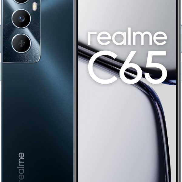 Realme C65 Dual-SIM 128GB ROM + 6GB RAM (GSM Only | No CDMA) Factory Unlocked 4G/LTE Smartphone (Starlight Black) - International Version