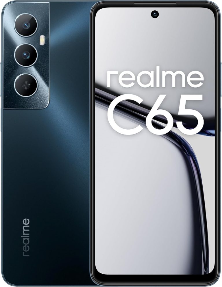 Realme C65 Dual-SIM 128GB ROM + 6GB RAM (GSM Only | No CDMA) Factory Unlocked 4G/LTE Smartphone (Starlight Black) - International Version