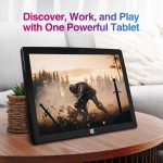 ⁦Fusion5 10.1" Windows 11 Tablet PC - FWIN232 Plus Ultra Slim Windows Tablet Computer - Intel 13th Gen, 8GB RAM, Full HD 10 Inch Display, 5G WiFi, USB 3.0, Micro HDMI, Dual Cameras, Bluetooth⁩ - الصورة ⁦6⁩