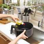 ⁦مقلاة 4 لتر من بلاك اند ديكر - AF400-B5 - ضمان دولي - جهد امداد 220 فولت بتردد 50 هرتز، اسود⁩ - الصورة ⁦7⁩