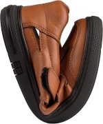 Men’s Premium Leather Sandal – Comfort Walking Slippers with Massage Insole - الصورة 2