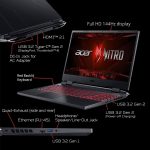 ⁦acer Predator Helios Neo 16 Gaming Laptop, 16" WUXGA 165Hz, Intel 13th Gen Core i5-13500HX, GeForce RTX 4050, 16GB DDR5, 2TB NVMe 4.0, 4-Zone RGB KB, TB 4, WiFi 6, RJ45, Webcam, SPS HDMI, Win 11 Pro⁩ - الصورة ⁦4⁩