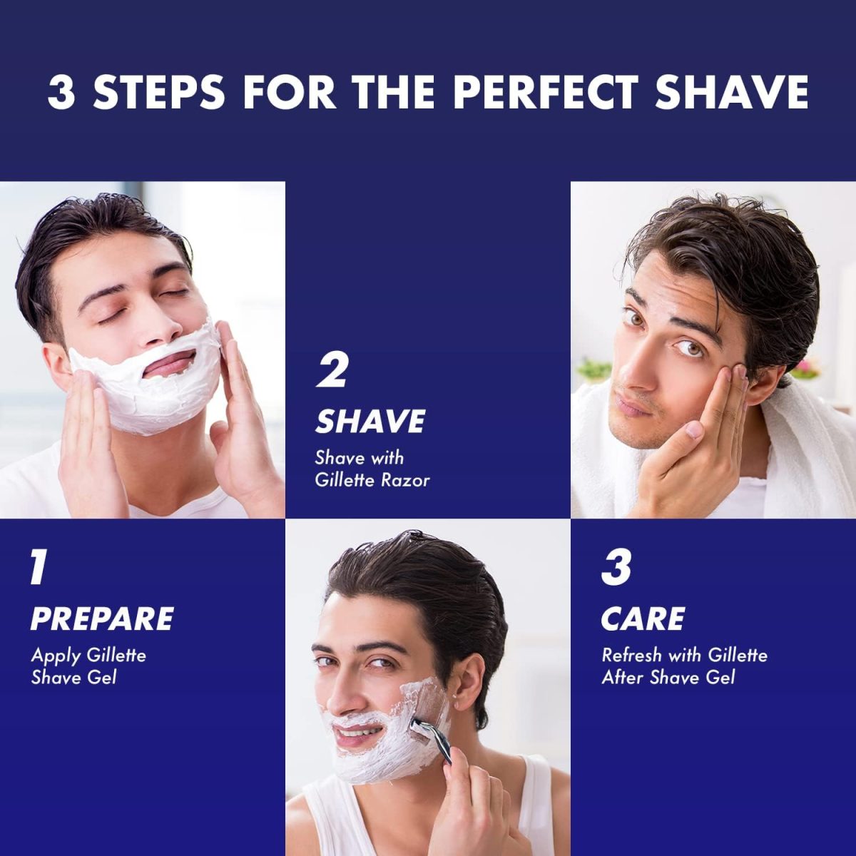 ⁦Gillette Refreshing Breeze, After Shave Splash – 100ml⁩ - الصورة ⁦3⁩
