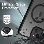 ⁦BENTOBEN Magnetic iPhone 13/14 Case, Translucent Matte, Slim, Shockproof, Black, Compatible with MagSafe, 6.1 inches, TPU, Protective Case⁩ - الصورة ⁦5⁩