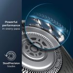 ⁦Philips Shaver Series 5000 Wet and Dry Electric Shaver, Gentle on Skin with SkinIQ Technology, SteelPrecision Blades, Power Adapt Sensor, 360-D Flexing heads, Integrated Pop-Up Trimmer – S5588/30⁩ - الصورة ⁦7⁩