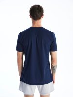 ⁦LC WAIKIKI Men Crew Neck Sports T-Shirt⁩ - الصورة ⁦4⁩