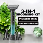 ⁦Men's Grooming Kit 3 in 1 V-625 - Hair Trimmer, Beard Trimmer, Complete Personal Care IPX5 Waterproof⁩ - الصورة ⁦2⁩