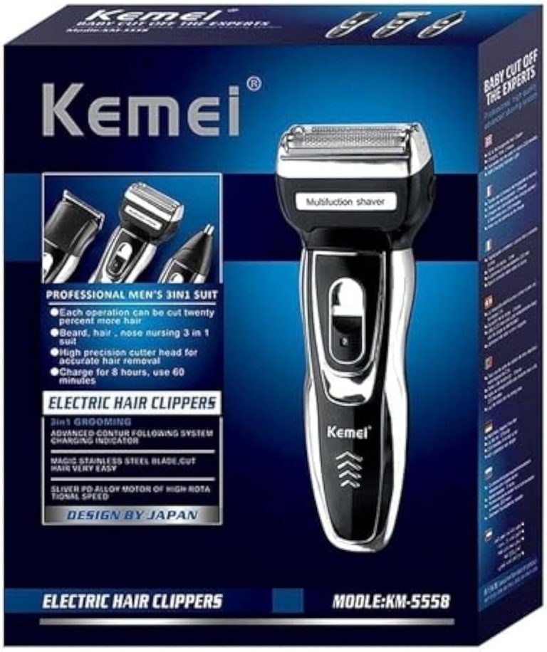 Kemei 5558 Dry For Men - Clipper & Trimmer