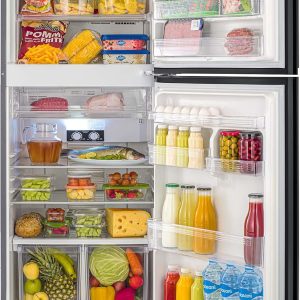 ⁦TORNADO Refrigerator Inverter No Frost 450 Liter Dark Stainless RF-580TV-DST⁩ - الصورة ⁦5⁩