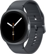 Samsung Galaxy Watch8 (44mm, LTE, Graphite) with 3nm Processor | Dual GPS | Sapphire Glass & Armor Aluminum | 5ATM & IP68 | BP, ECG, IHRN & Vascular Load Monitoring | Anti-oxidant Index
