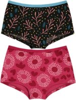 ⁦Dice Pack of 4 Women's Comfy Cotton Hot Short Underwear⁩ - الصورة ⁦3⁩