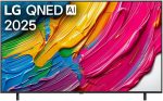 LG 65 inch QNED AI QNED80 4K Smart TV AI Magic remote HDR10 webOS25-65QNED80A6A.AFU (2025 Model)