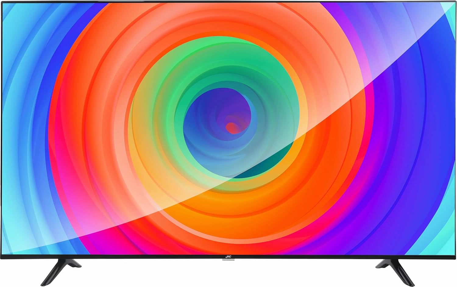 JAC 58 Inch Frameless 4K UHD Smart LED TV, Black - 58JC7132F