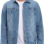 Andora Mens Full Buttoned Casual Denim Jacket