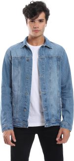 Andora Mens Full Buttoned Casual Denim Jacket