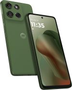 Motorola Moto G56 Smartphone, 256GB, 12GB RAM, Dual-SIM, Android 14 - Dill Green, 1 Year Warranty