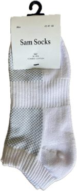 ⁦Sam Socks Set Of 3 Half Terry Ankle Socks Nets⁩ - الصورة ⁦5⁩