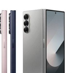 ⁦SAMSUNG Galaxy Z Fold6, 12GB RAM, 256GB Storage, Silver Shadow, Big Screen, 1 year Seller Warranty (International Version)⁩ - الصورة ⁦2⁩