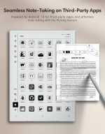 ⁦VIWOODS AiPaper Mini 8.2 Inch AI Paper Tablet with Adjustable Light, 292PPI Digitales Notizbuch Mit Stift, Portable 230 g, Octa-Core Processor 2.0 GHz Digitaler Lock Notizblock Und Stift⁩ - الصورة ⁦5⁩