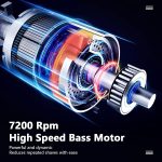 ⁦Electric Razor for Men, Pocket Size Portable Shaver, USB Rechargeable Shaver - Blue - B-1677⁩ - الصورة ⁦2⁩