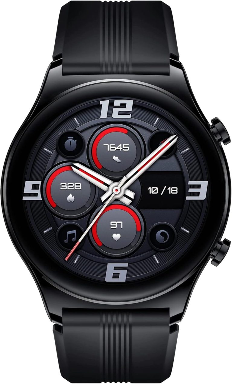 HONOR Watch GS 3, SmartWatch with 1.43 Inch AMOLED Touch Screen, Fitness Watch with Heart Rate Monitor, Sleep and Blood Oxygen Monitoring for Android, GPS, 14 Days Battery Life, Midnight Blue