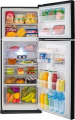 ⁦Tornado RF-48T-BK No Frost Refrigerator, 386 Liters, 2 Doors - Black⁩ - الصورة ⁦2⁩
