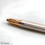 ⁦Portable Facial Epilator - USB Rechargeable Hair Removal Pen for Fine Hair on Eyebrows and Upper Lip in Sleek Silver Construction⁩ - الصورة ⁦5⁩