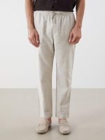 ⁦LC WAIKIKI Men Regular Fit Linen-Look Trousers⁩ - الصورة ⁦3⁩