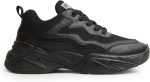 Desert Fashion chucky sole sneaker for women Black (Core Black, 39)