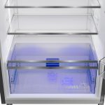 ⁦Beko Refrigerator, 367 Liters, Top Freezer, Inverter, No Frost, Black, RDNE420K02DXIPEGB⁩ - الصورة ⁦7⁩