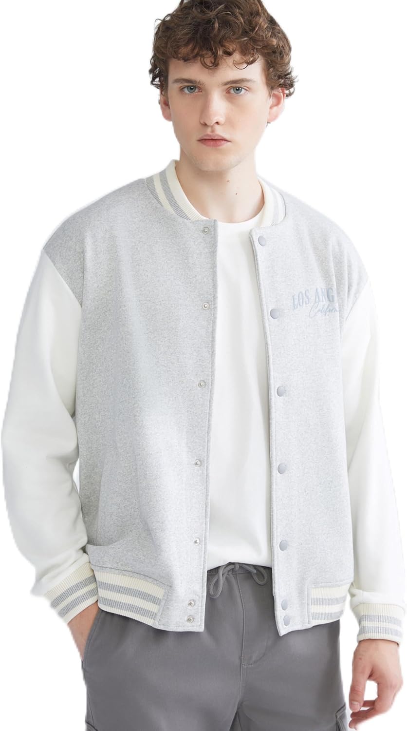 71r7mHVo12L._AC_SL1500_.jpg LC WAIKIKI Men Standard Fit Long Sleeve College Jacket