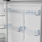 ⁦Beko Refrigerator, 367 Liters, Top Freezer, Inverter, No Frost, Black, RDNE420K02DXIPEGB⁩ - الصورة ⁦8⁩