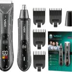 V-934 Professional Body Nose Hair Clipper IPX7/IPX5 Waterproof Ceramic Blades USB Rechargeable 120 Mins Runtime