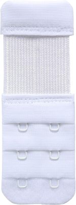 ⁦YARBAR Bra Strap Extenders 2 Hook 3 Row Soft Stretchy Bra Extender Extension Comfortable, 3 Pieces Set, Assorted, 1/2 Inch Hook Spacing, One Size⁩ - الصورة ⁦2⁩