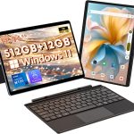 CHUWI Hi10 Max 2 in 1 Windows Tablet 12.96", Intel N150(3.6GHz), 12GB LPDDR5 512GB SSD, Windows 11 Tablet with Backlit Keyboard, FHD IPS 2880 * 1920 Touchscreen, WiFi 6, BT 5.2, HDMI, USB 3.2