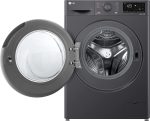 ⁦LG Vivace Washing Machine, 8 Kg, Middle Black - F4R3TYG6J.AMBPEEC⁩ - الصورة ⁦2⁩