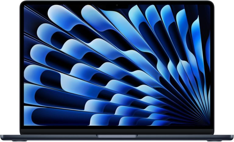 Apple 2025 MacBook Air (13-inch, Apple M4 chip with 10-core CPU and 10-core GPU, 16GB Unified Memory, 512GB) - Midnight;Arabic/English