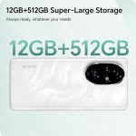 ⁦HONOR 200 Pro 5G 12GB/512GB Moonlight White Dual SIM⁩ - الصورة ⁦2⁩