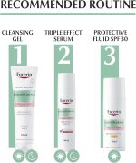 ⁦Eucerin DermoPurifyer Triple Effect Face and Body Cleansing Gel, Anti-Blemish, Anti-Marks and Anti-Shine, with Salicylic Acid and AHA/BHA/PHA Acid Complex, 150ml⁩ - الصورة ⁦6⁩