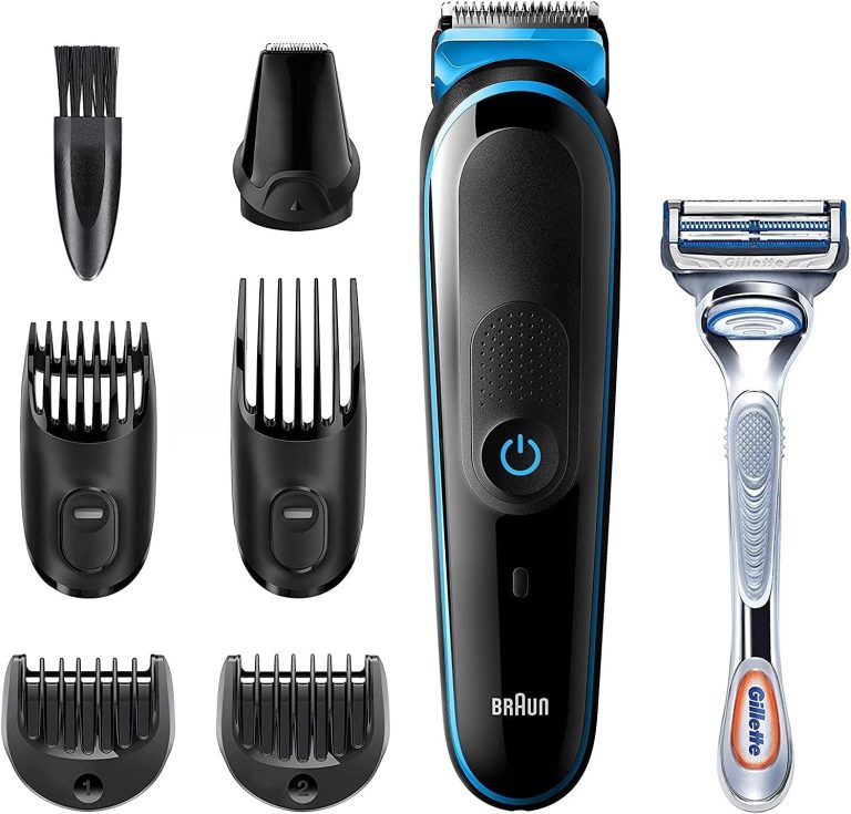 Braun All-in-one trimmer MGK3242, 7-in-1 trimmer, 5 attachments.