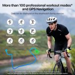 ⁦Ticwatch E3 Smart Watch Wear OS by Google for Men Women Qualcomm Snapdragon Wear 4100 Platform Health Monitor Fitness Tracker GPS NFC Mic Speaker IP68 Waterproof iOS/ Android Compatible⁩ - الصورة ⁦6⁩