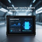 ⁦HEIGAOLA Rugged Tablet Win 11 Pro,Celeron Quad-Core 8GB RAM/128 GB ROM,FHD 10.1 INCH Touchscreen HDMI 2.0 Tablet PC IP67 Waterproof,16000mAh Battery,BT 5.2 WiFi 5.0 Ethernet⁩ - الصورة ⁦5⁩