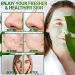 ⁦fashion mania Green Clay Mask Stick, Blackhead Remover for Face with Green Tea Extract, Deep Pore Cleansing, Moisturizing, Skin Brightening for All Skin Types and All Genders⁩ - الصورة ⁦4⁩