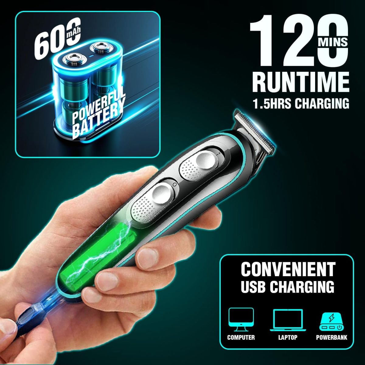 ⁦VGR V-055 Electric Shaving Machine for Men⁩ - الصورة ⁦7⁩