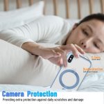 ⁦Yetagso Magnetic for iPhone X/iPhone Xs Case,Electroplated Edge Clear Back Slim Protective Phone Case with Camera Protection,Compatible with MagSafe,Blue Edge⁩ - الصورة ⁦3⁩