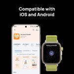 هواوي ساعة فيت 4 برو الذكية، شاشة 1.8 انش من الياقوت الازرق وإطار من خليط التيتانيوم، نظام تحديد المواقع لعشاق الهواء الطلق، مساعد الصحة العاطفية، عمر بطارية يصل الى 10 ايام، متوافقة مع iOS وAndroid