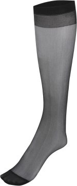⁦Charmaine Women Knee-High and Semi-Sheer Plain Socks⁩ - الصورة ⁦6⁩