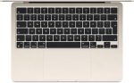 ⁦Apple 2024 MacBook Air (13-inch, Apple M3 chip with 8‑core CPU and 8‑core GPU, 8GB Unified Memory, 256GB) - Starlight⁩ - الصورة ⁦2⁩